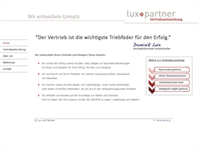 Tablet Screenshot of onlinetest.luxundpartner.at
